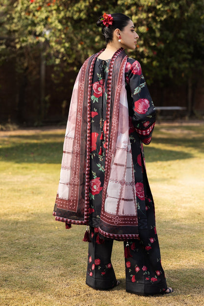 Alizeh | Sheen Lawn Prints 25 | AF-PL-6032-Somber S Black Lawn