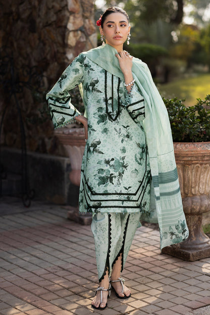 Alizeh | Sheen Lawn Prints 25 | AF-PL-6042-Arsh XL Mint Lawn