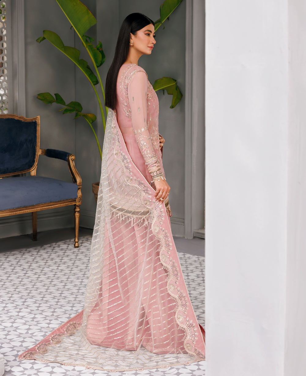 Xenia Formals | Raahi Luxury Formals | TAUPE - Pakistani Designer Dress - by Xenia Formals | Type: Formal - 100% Original at Saira Sultan