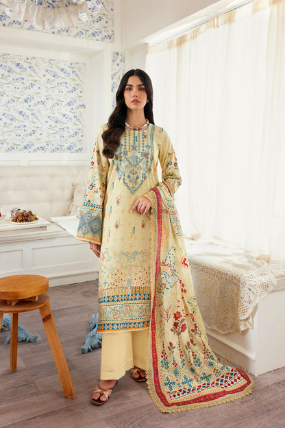 Florent | Daily Wear Vol 2 | FZD-3A XS Pale Yellow Lawn