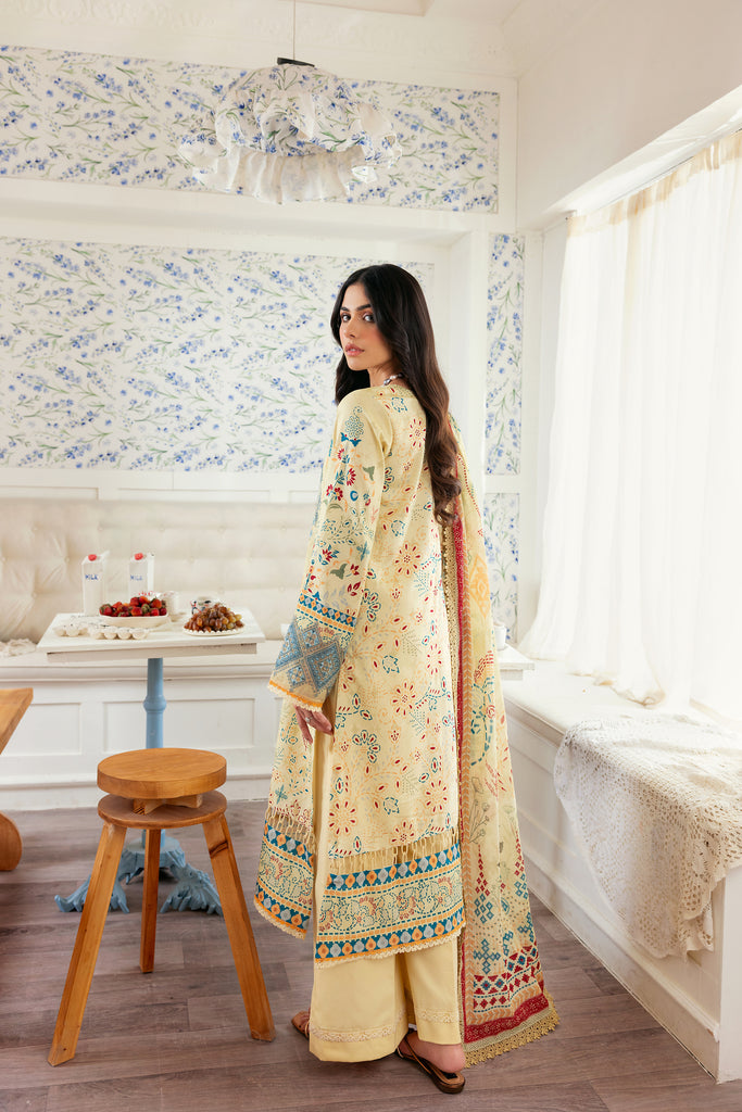 Florent | Daily Wear Vol 2 | FZD-3A S Pale Yellow Lawn