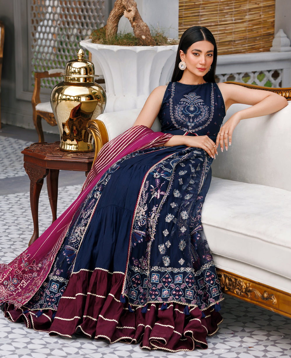 Xenia Formals | Raahi Luxury Formals | NAMAR - Pakistani Designer Dress - by Xenia Formals | Type: Formal - 100% Original at Saira Sultan