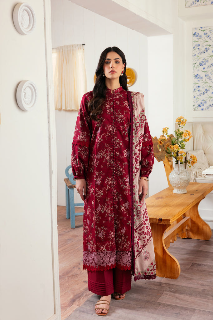 Florent | Daily Wear Vol 2 | FZD-1A XS Maroon Lawn