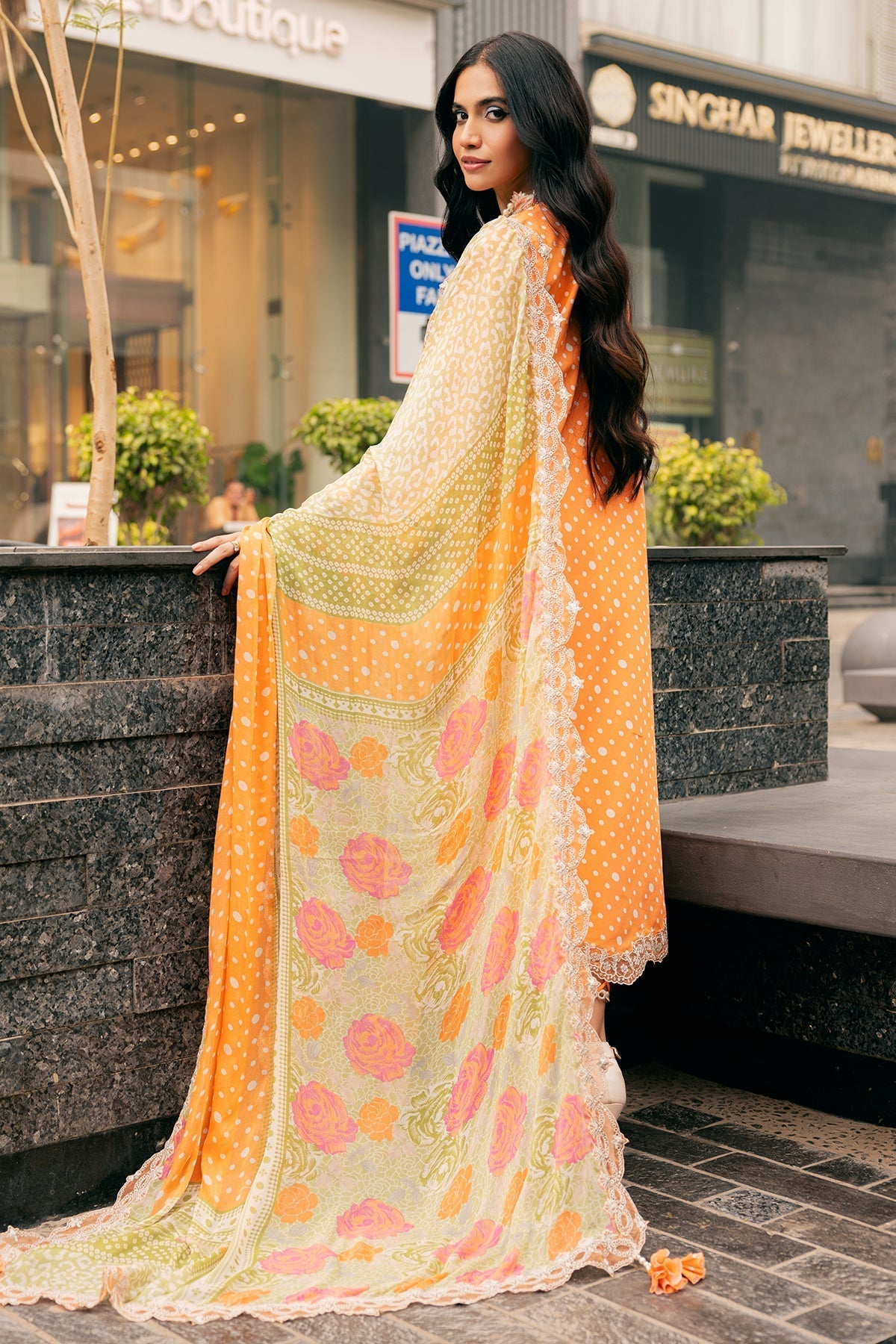 Charizma | Swiss Miss Voil Collection | CSM5-07 S Peach Swiss