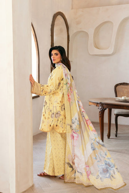 Florent | Luxury Print | FLP - 2A L Lemon Yellow Lawn