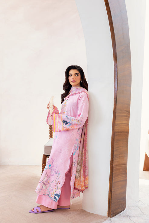 Florent | Luxury Print | FLP - 7B XL Pink Lawn