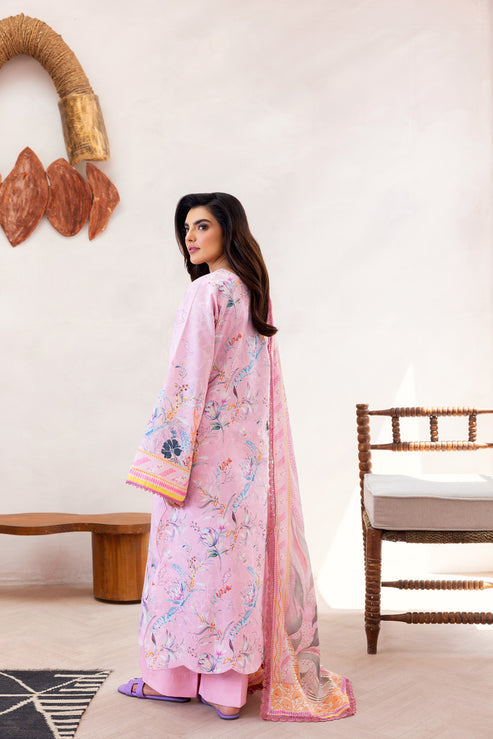 Florent | Luxury Print | FLP - 7B S Pink Lawn