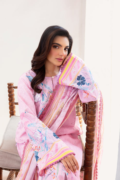 Florent | Luxury Print | FLP - 7B L Pink Lawn