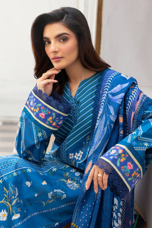 Florent | Luxury Print | FLP - 4A M Blue Lawn