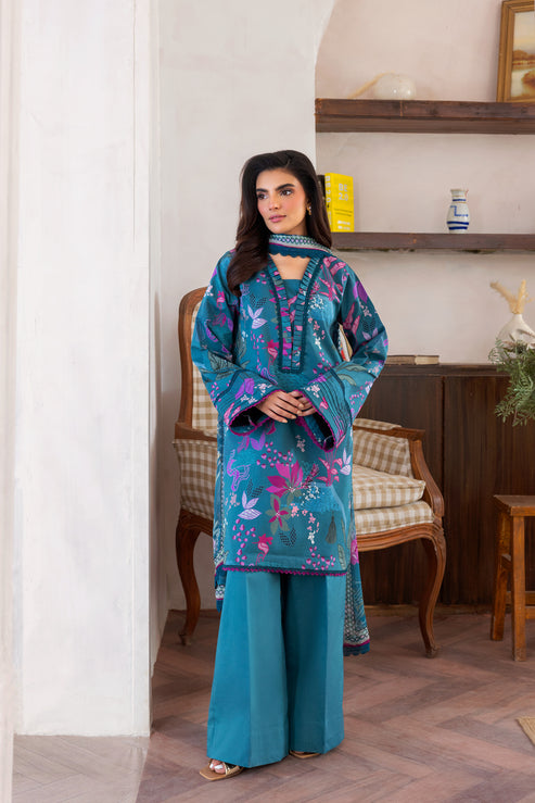 Florent | Luxury Print | FLP - 5B L Sea Green Lawn