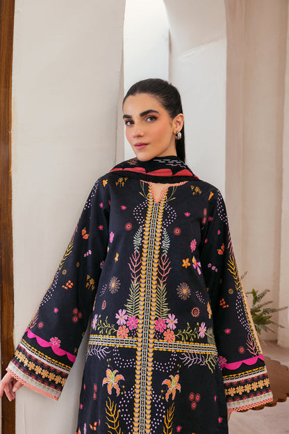 Florent | Luxury Print | FLP - 8B L Black Lawn
