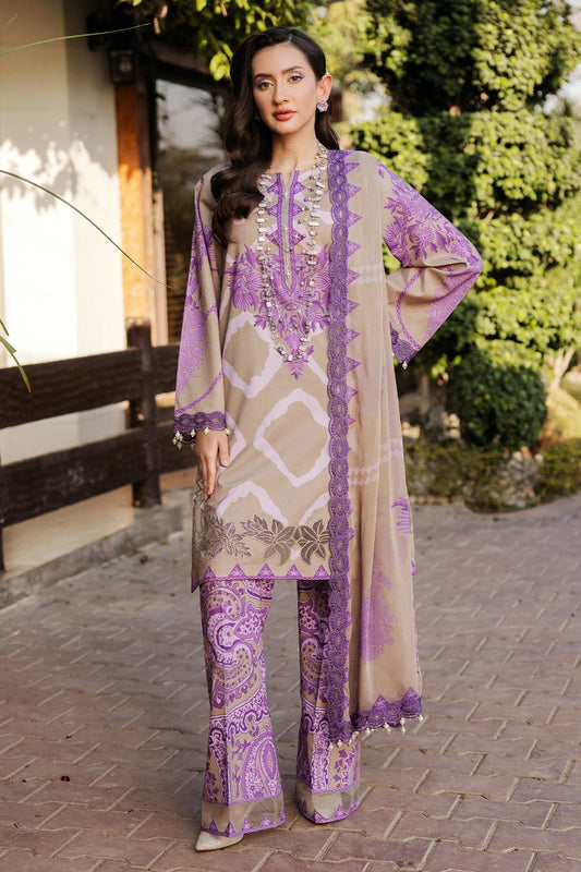 Charizma | Print Melody | SH5-11P S Purple Lawn