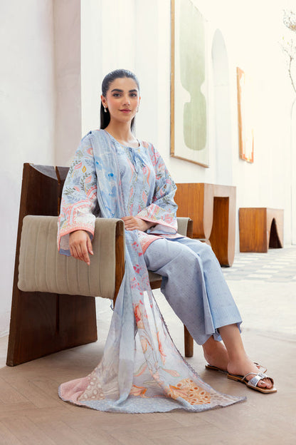 Florent | Luxury Print | FLP - 3B XL Light Blue Lawn