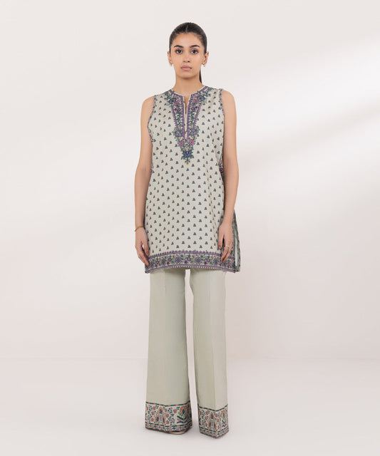 Sapphire | Intermix 2024 | Cambric Suit S-31 - Pakistani Designer Dress - by Sapphire | Type: Casuals - 100% Original at Saira Sultan