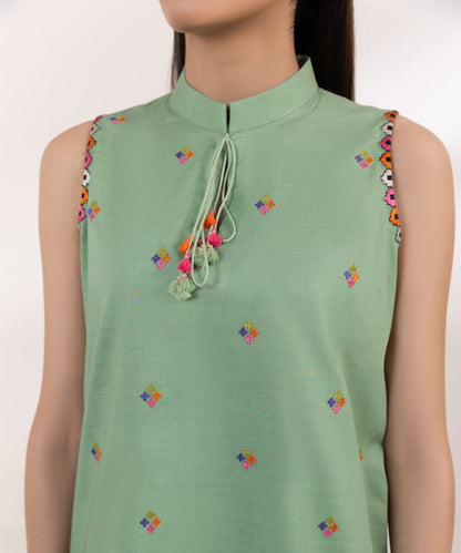 Sapphire | Intermix 2024 | Cambric Suit S-35 - Pakistani Designer Dress - by Sapphire | Type: Casuals - 100% Original at Saira Sultan