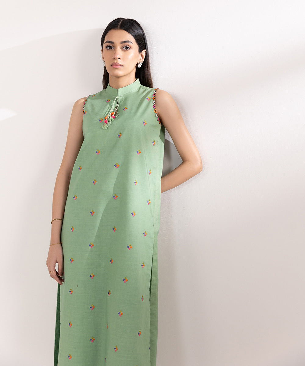 Sapphire | Intermix 2024 | Cambric Suit S-35 - Pakistani Designer Dress - by Sapphire | Type: Casuals - 100% Original at Saira Sultan
