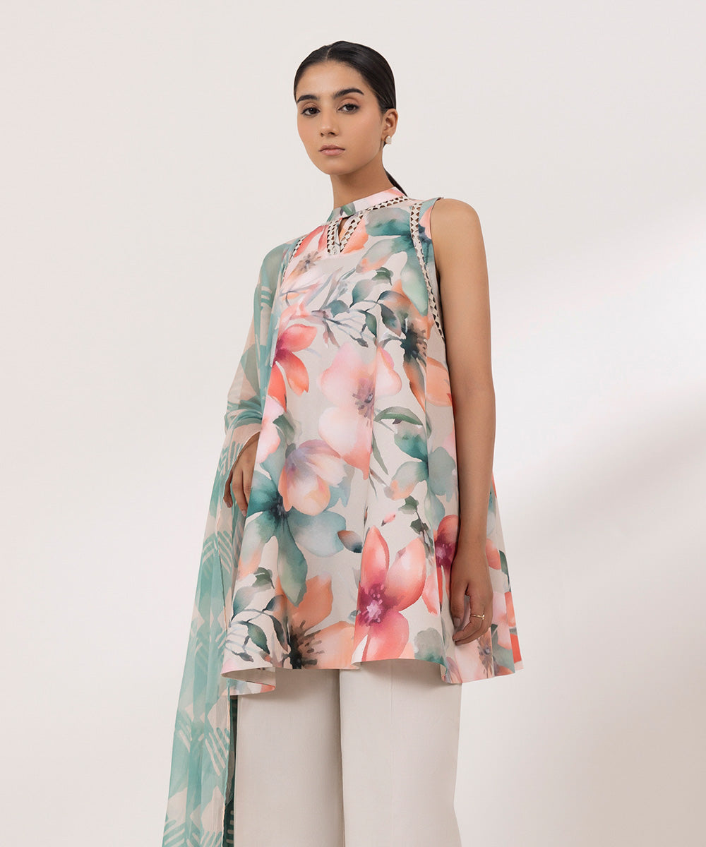 Sapphire | Intermix 2024 | Cambric Suit S-23 - Pakistani Designer Dress - by Sapphire | Type: Casuals - 100% Original at Saira Sultan