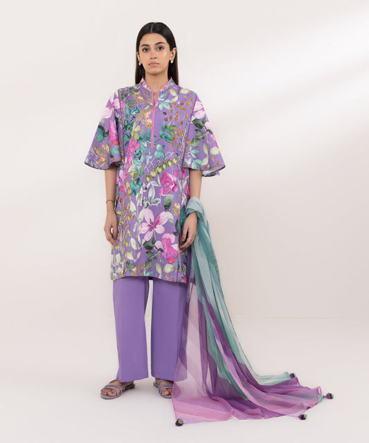 Sapphire | Intermix 2024 | Cambric Suit S-24 - Pakistani Designer Dress - by Sapphire | Type: Casuals - 100% Original at Saira Sultan