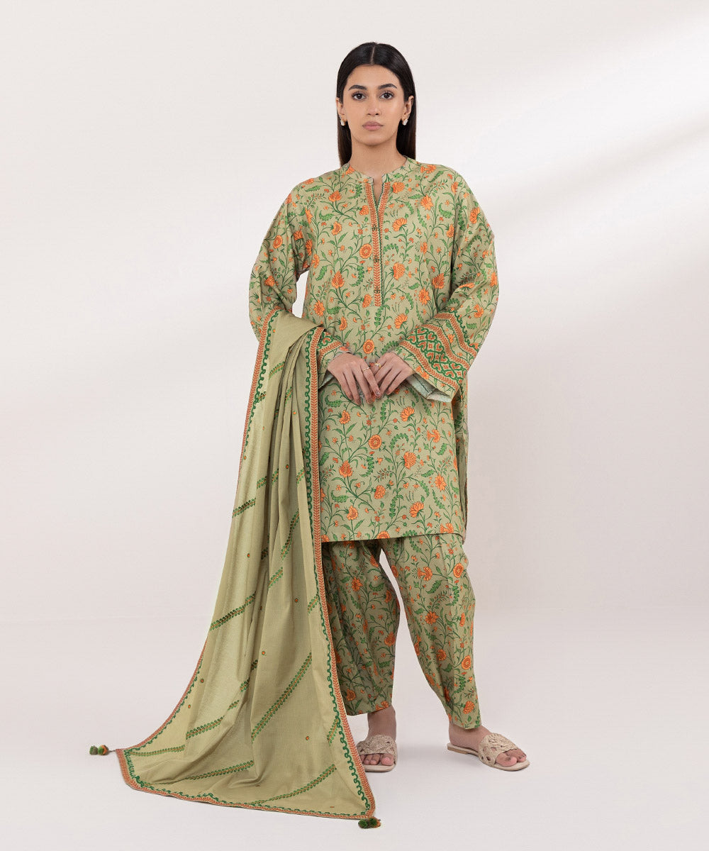 Sapphire | Intermix 2024 | Cambric Suit S-09 - Pakistani Designer Dress - by Sapphire | Type: Casuals - 100% Original at Saira Sultan