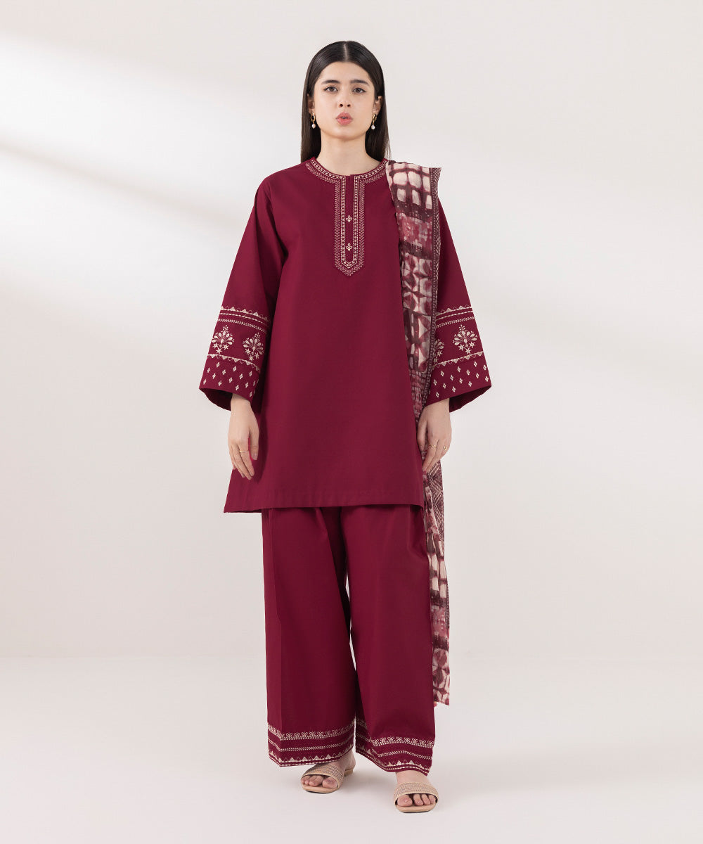 Sapphire | Intermix 2024 | Cambric Suit S-42 - Pakistani Designer Dress - by Sapphire | Type: Casuals - 100% Original at Saira Sultan