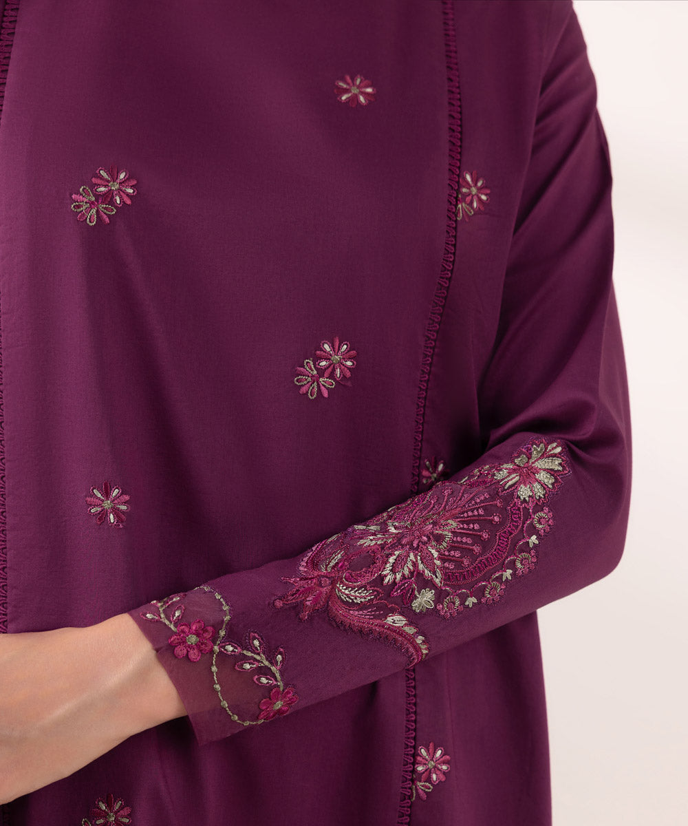 Sapphire | Intermix 2024 | Cambric Suit S-11 - Pakistani Designer Dress - by Sapphire | Type: Casuals - 100% Original at Saira Sultan