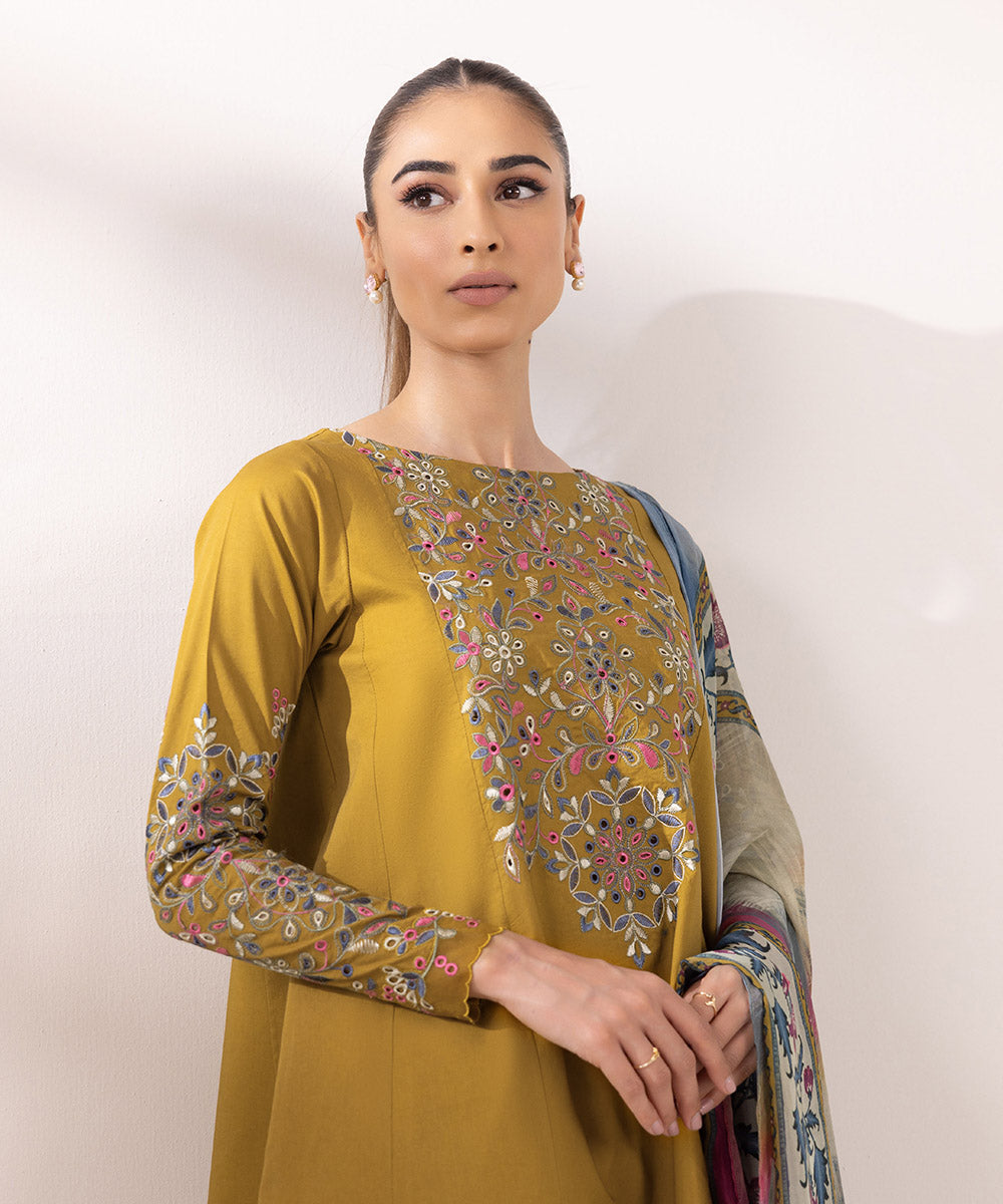 Sapphire | Intermix 2024 | Cambric Suit S-12 - Pakistani Designer Dress - by Sapphire | Type: Casuals - 100% Original at Saira Sultan
