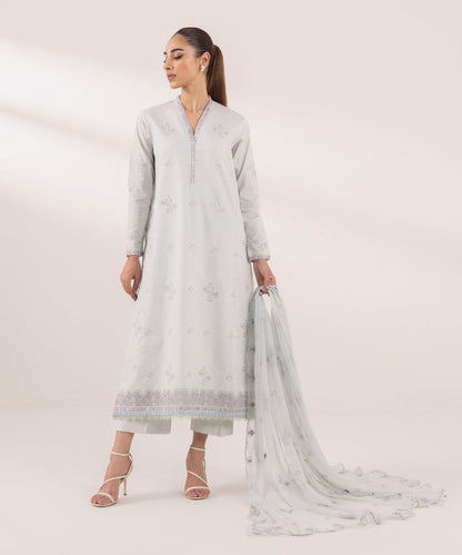 Sapphire | Intermix 2024 | Cambric Suit S-14 - Pakistani Designer Dress - by Sapphire | Type: Casuals - 100% Original at Saira Sultan