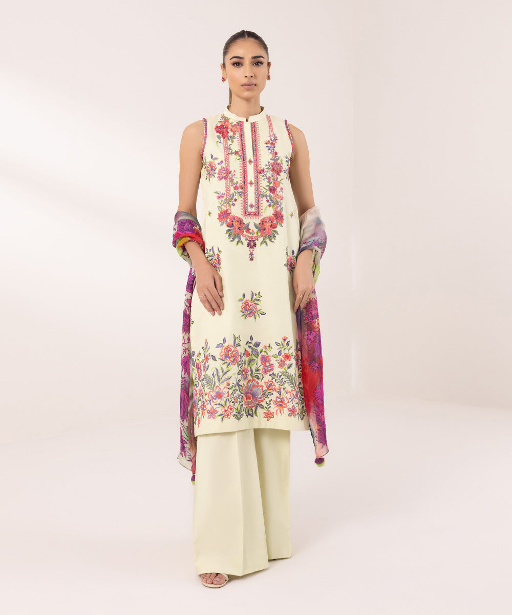 Sapphire | Intermix 2024 | Cambric Suit S-47 - Pakistani Designer Dress - by Sapphire | Type: Casuals - 100% Original at Saira Sultan