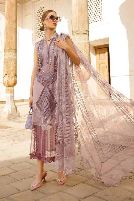 Maria B | Luxury Lawn | D-2301-A - Pakistani Designer Dress - by Maria B | Type: Luxury - 100% Original at Saira Sultan