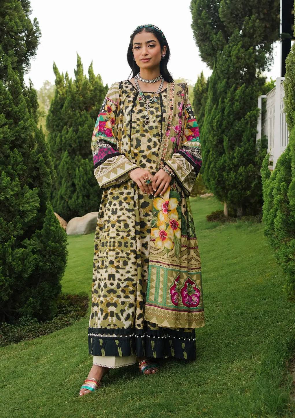Elaf Premium | Printed Collection 24 | EEP-06B - Wonders - Pakistani Designer Dress - by Elaf Premium | Type: Casuals - 100% Original at Saira Sultan