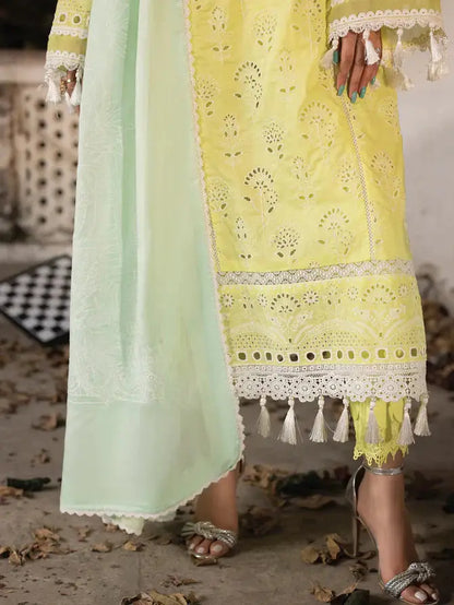 Faiza Faisal | Maya Luxury Lawn | Derya - Pakistani Designer Dress - by Faiza Faisal | Type: Luxury - 100% Original at Saira Sultan