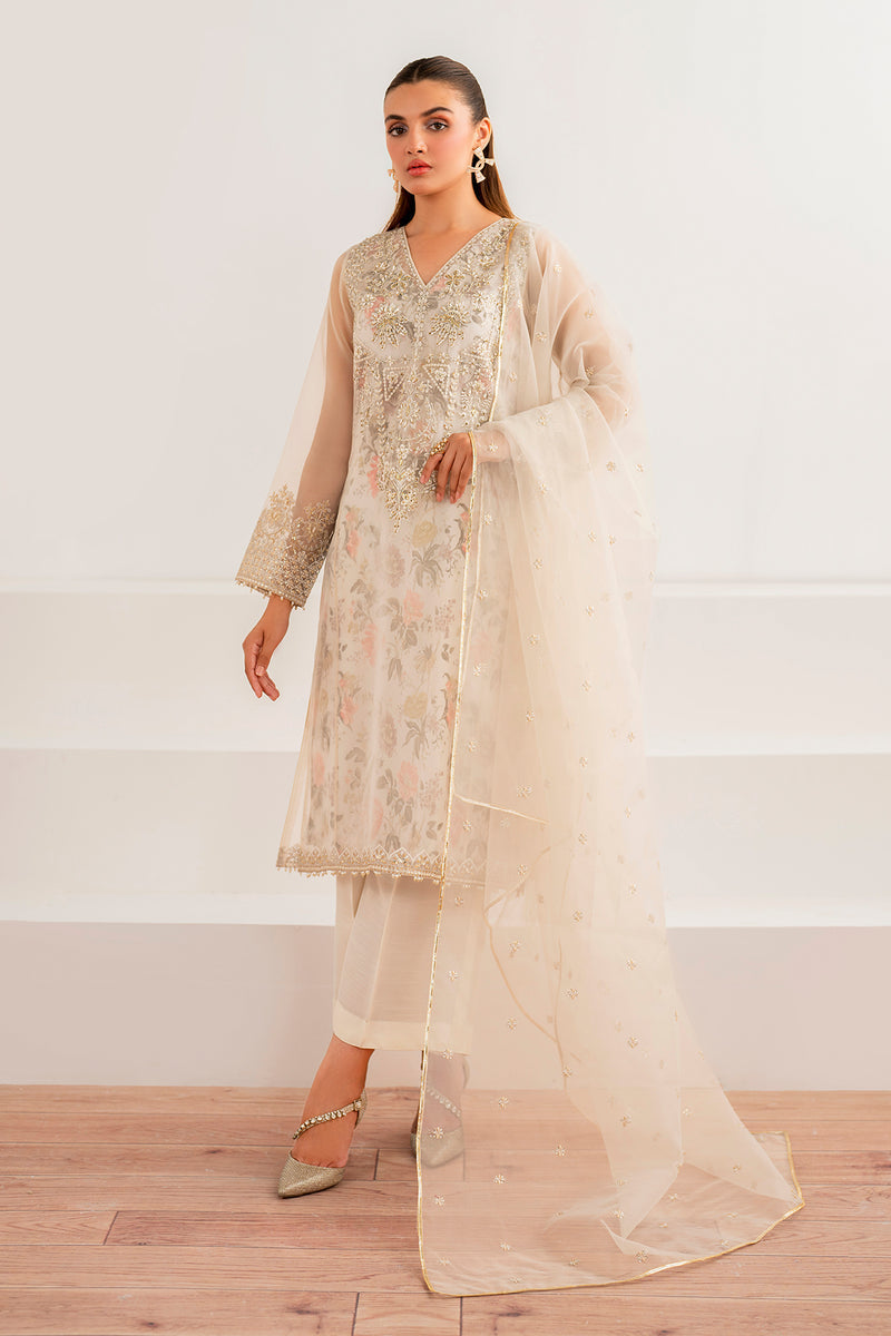 Baroque | Formal Collection | ORGANZA UF-699 XS Off White Organza