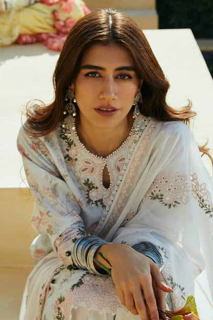 Cross Stitch | Premium Lawn 24 | FLORAL MARINE - Pakistani Designer Dress - by Cross Stitch | Type: Formal - 100% Original at Saira Sultan