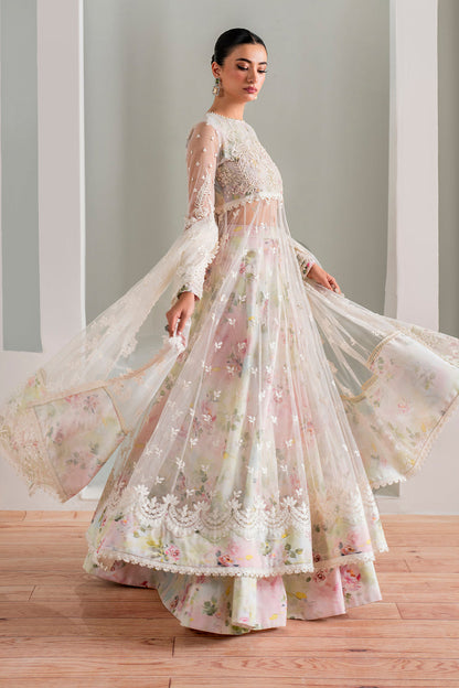 Baroque | Formal Collection | NET UF-686 Custom Size Off White Net