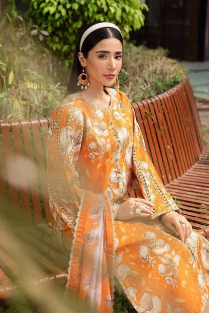 Alizeh | Sheen Lawn Prints 24 | SUNFLOWER - Pakistani Designer Dress - by Alizeh | Type: Casuals - 100% Original at Saira Sultan