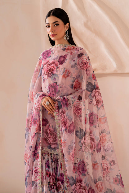 Baroque | Formal Collection | CHIFFON UF-708 M Pink Chiffon