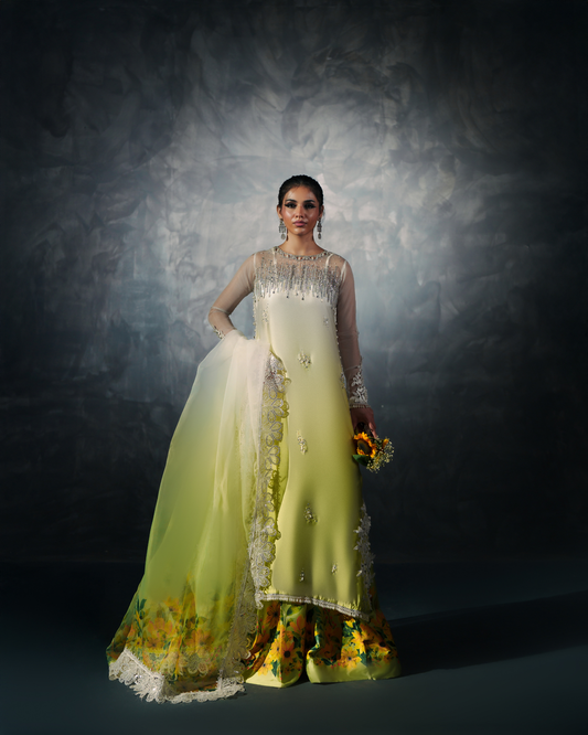 Vasal | Zyra Luxe Pret 26 | Saffron Mist - Pakistani Designer Dress - by Vasal - Type : Ladies Clothes - 100% Original at Saira Sultan