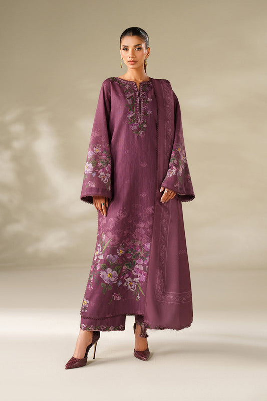 Iznik | Winter Chapter 25 | UE-566 Printed Khaddar by Iznik - Designer Dress - Type : Ladies Clothes - Available at Saira Sultan - 100% Original 