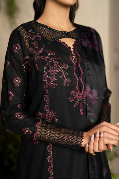 Iznik | Festive Lawn 25 | EFL-03 M Black Lawn