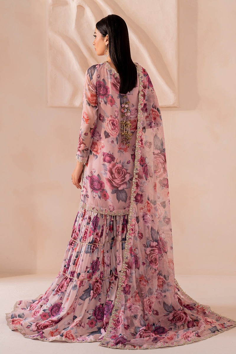 Baroque | Formal Collection | CHIFFON UF-708 S Pink Chiffon