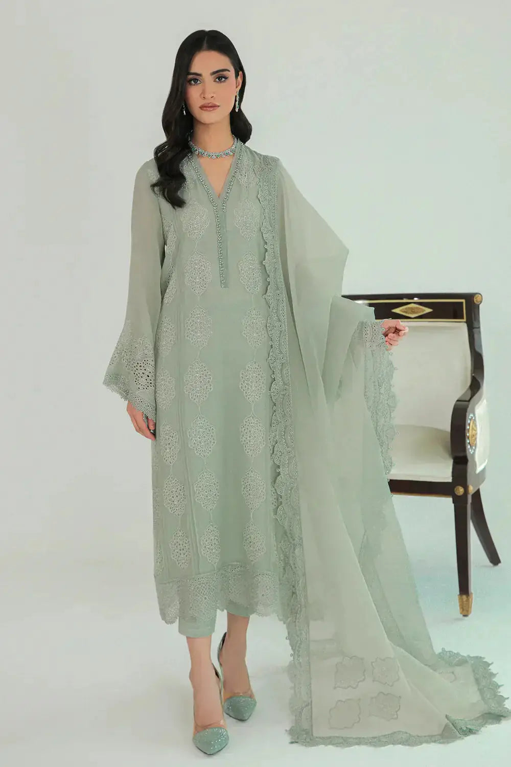 Baroque | Formals Collection | UF-234 - Pakistani Designer Dress - by Baroque | Type: Formal - 100% Original at Saira Sultan