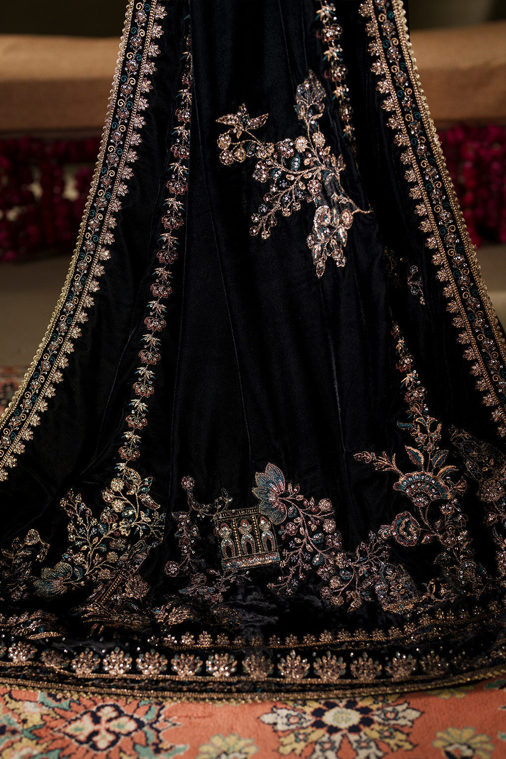 Iznik | Velvet 25 | IV-72 Embroidered Velvet by Iznik - Designer Dress - Type : Ladies Clothes - Available at Saira Sultan - 100% Original 