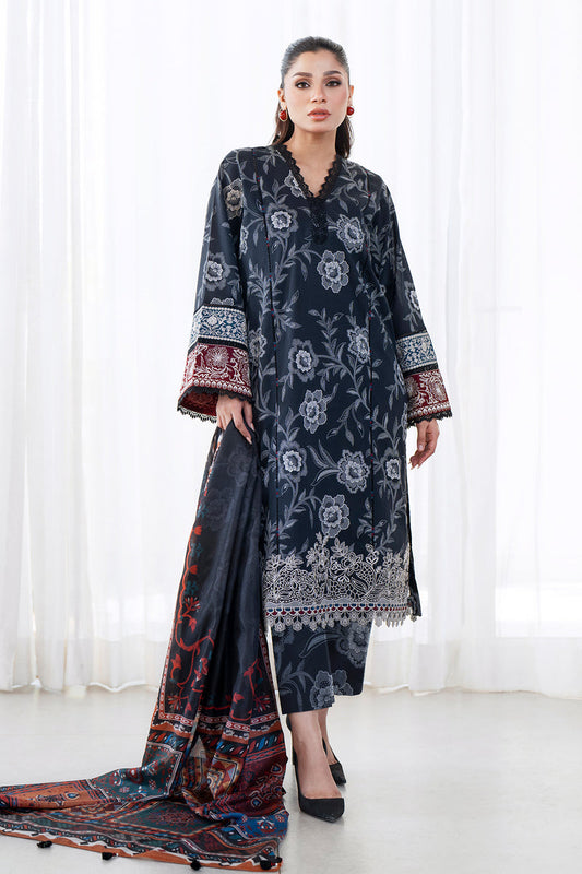 Baroque | Luxury Pret 25 | UF-4078 XS Midnight Blue Lawn