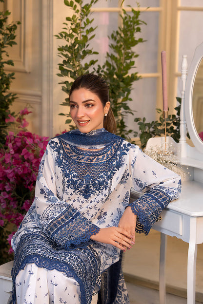 Sobia Nazir | Vital Lawn 25 | 10B M White Lawn