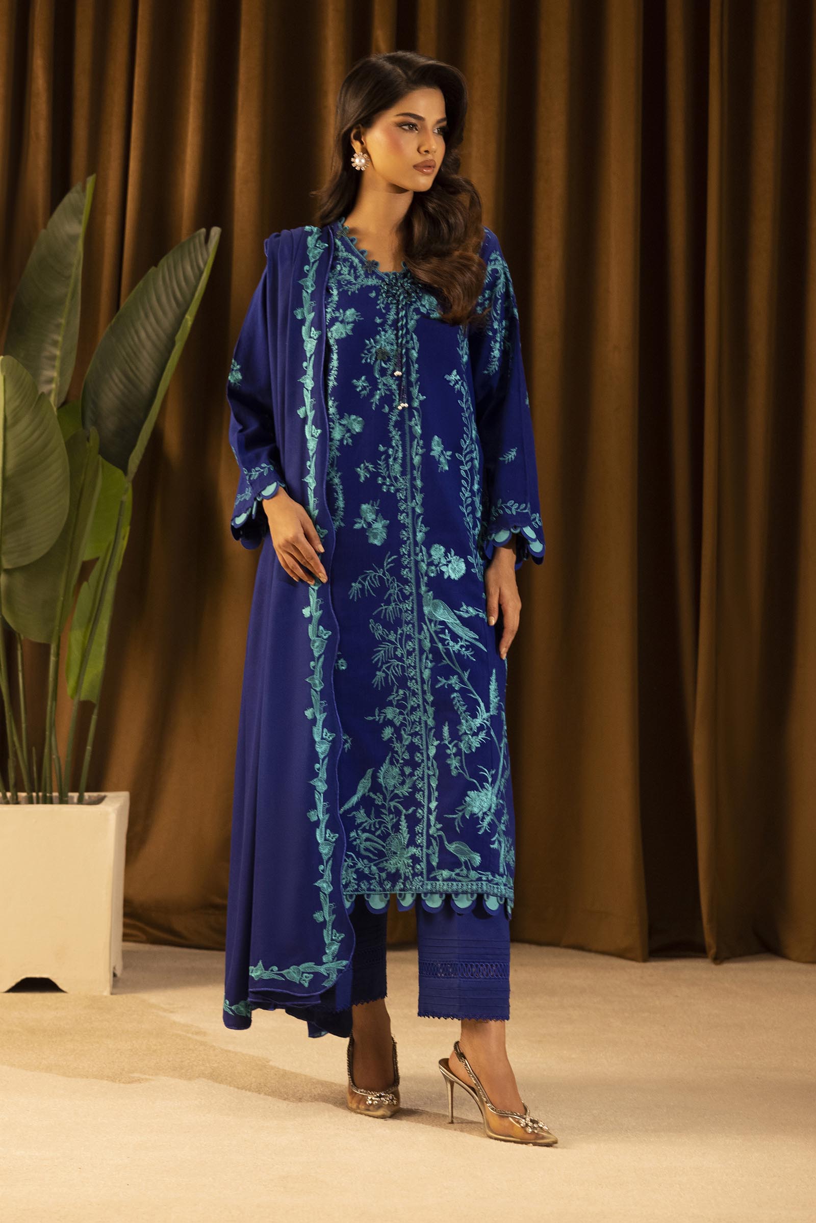 Sana Safinaz | Muzlin Winter 25 | 010B by Sana Safinaz - Designer Dress - Type : Ladies Clothes - Available at Saira Sultan - 100% Original 