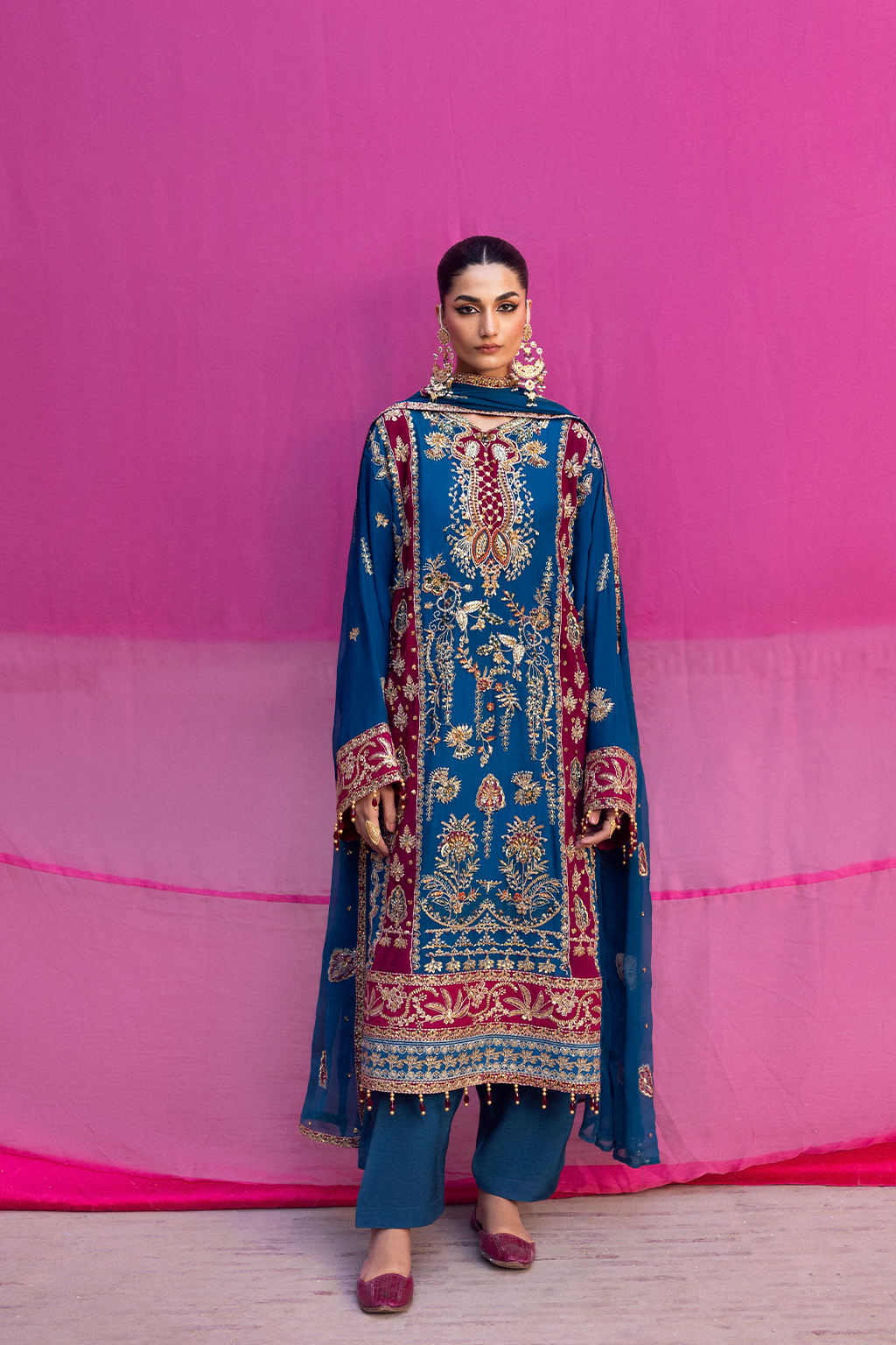 Emaan Adeel I The Empress Wedding Formals I VELANIS - Pakistani Designer Dress - by Emaan Adeel - Type : Ladies Clothes - 100% Original at Saira Sultan