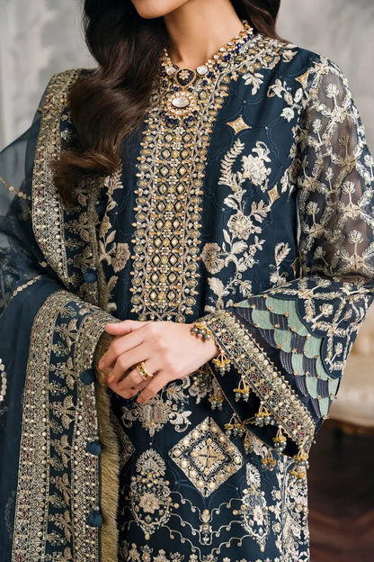 Baroque | Chantelle Embroidered Collection | CH12-01 - Pakistani Designer Dress - by Baroque | Type: Formal - 100% Original at Saira Sultan