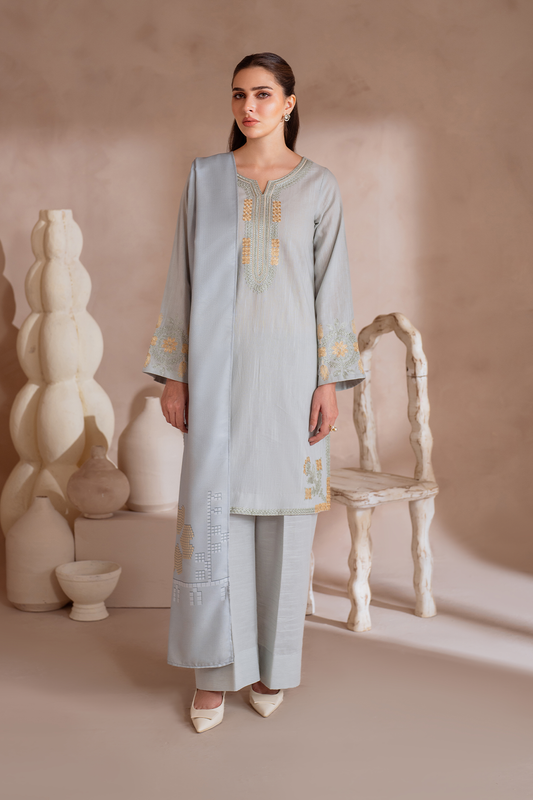 Iznik | Exclusive Winter | UE-369 XS Gray Khaddar