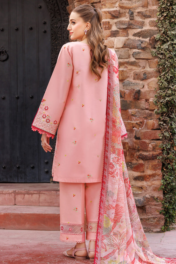 Farasha | Printed Essentials | Daisybel S Coral Lawn