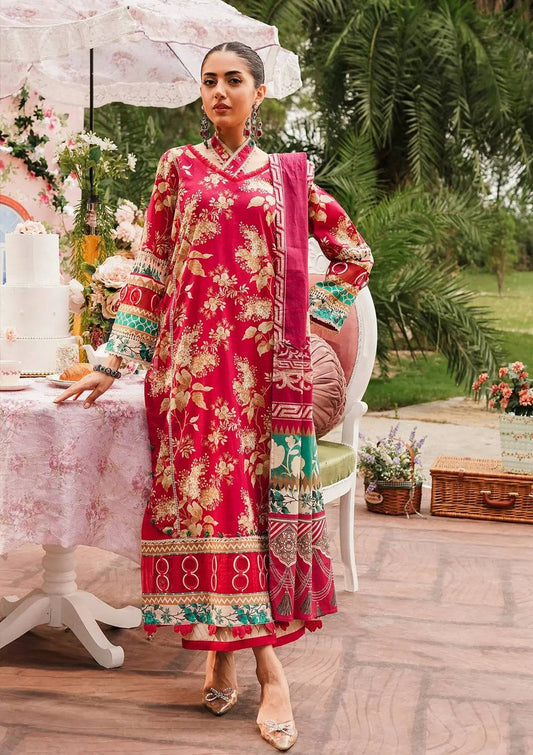 Elaf Premium | Printed Collection 24 | EEP-04A - Flores de Amor - Pakistani Designer Dress - by Elaf Premium | Type: Casuals - 100% Original at Saira Sultan